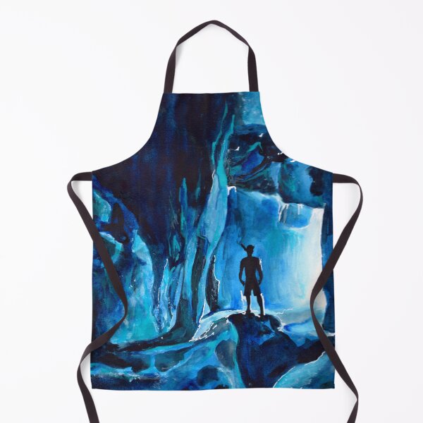 Item preview, Freediver Exploring Mysterious Underwater Cave Art designed and sold by BeefStroganof.
