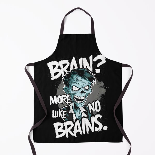Item preview, BRAINS? MORE LIKE, NO BRAINS! A Midnight Blue Melancholy designed and sold by SplashTastic.