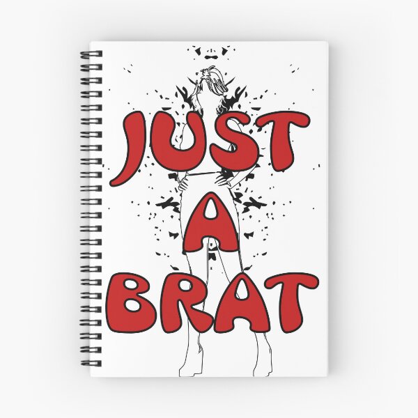 Item preview, Just A Brat- Black and Red designed and sold by DesignRPrints.