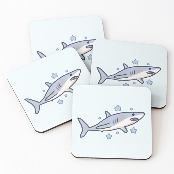 Item preview, Cute mako shark art designed and sold by Artofmayara.
