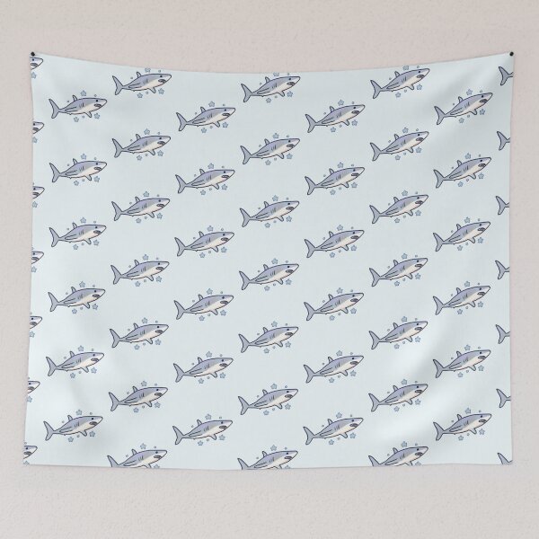 Item preview, Cute mako shark art designed and sold by Artofmayara.