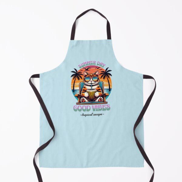Item preview, "Good Vibes Cool Cat Summer Day" T -Shirt. designed and sold by MalibuMaiden28.