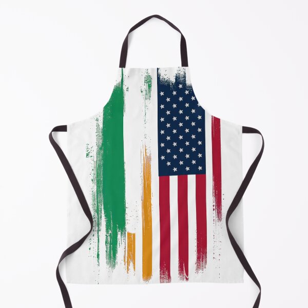 Item preview, Irish American Flags Grunge Style designed and sold by REAL IRISH GIFTS.
