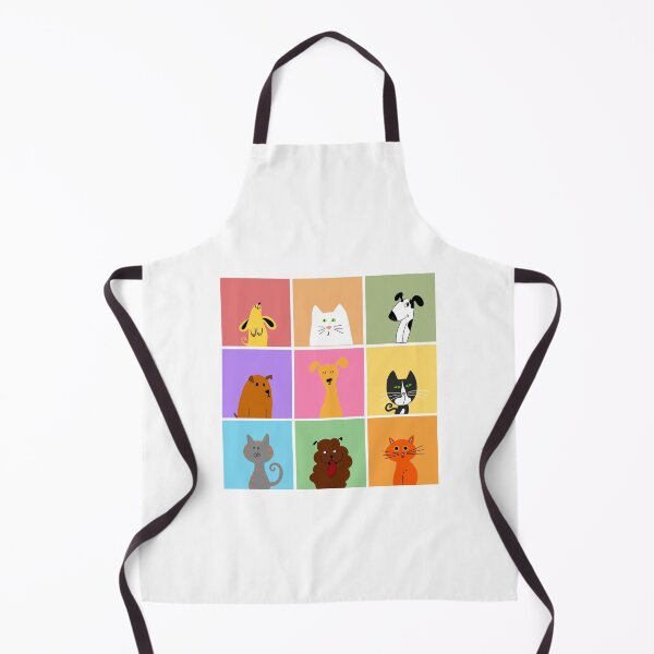 Item preview, Cats and Dogs in colorful squares designed and sold by ArndtDesign.