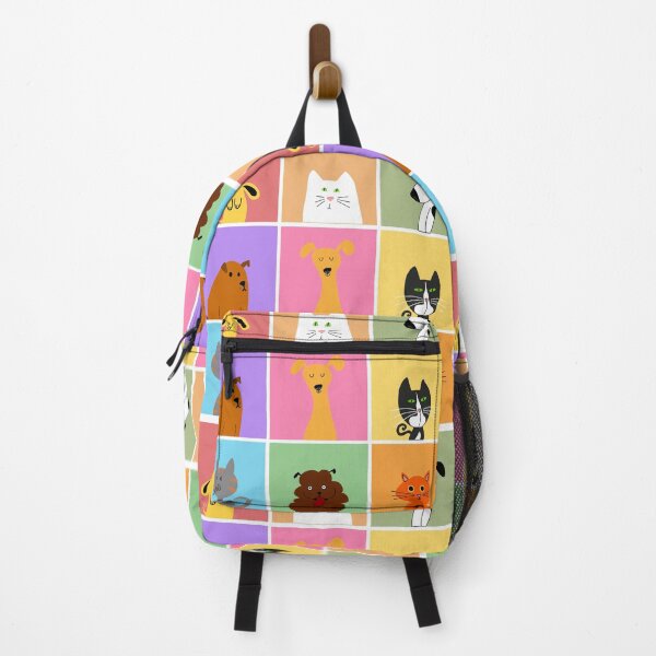 Item preview, Cats and Dogs in colorful squares designed and sold by ArndtDesign.