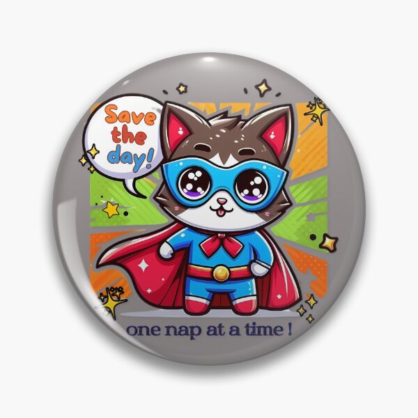 Item preview, Cool hero cat with message designed and sold by kankan22.