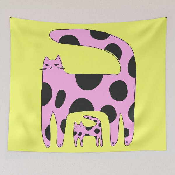 Item preview, Cute funny cats, Fun colorful art, Funny animals designed and sold by KristinityArt.