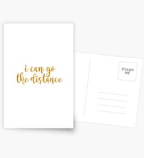 I Can Go The Distance Postcards