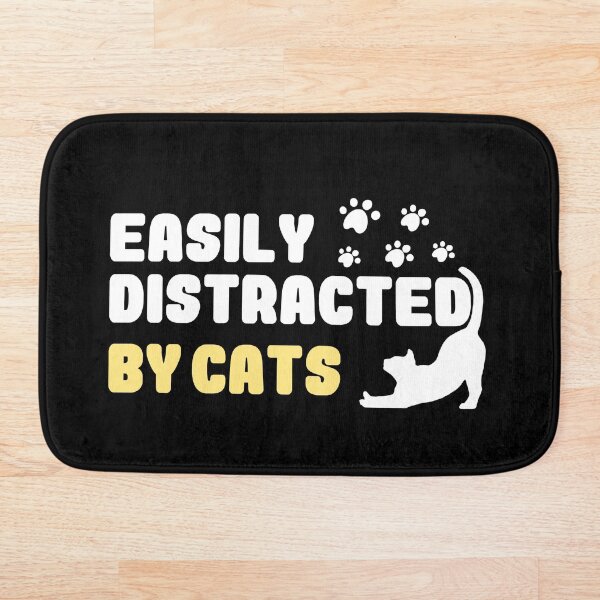 Item preview, Easily Distracted By Cats designed and sold by TheFineShirt.