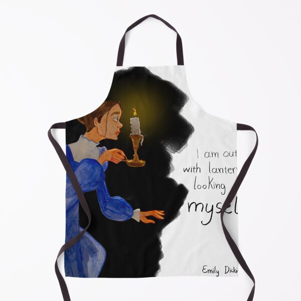 Item preview, Searching for Myself - Emily Dickinson Quote Illustration designed and sold by the little fennec.