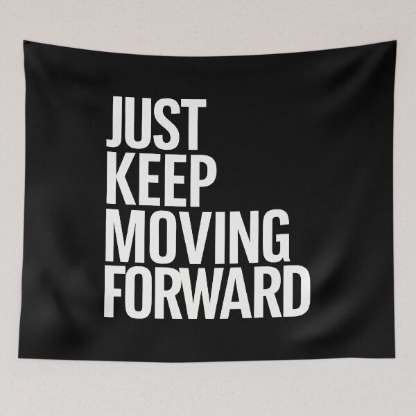 Item preview, Just keep moving forward | Motivation quote designed and sold by DesignsCornerCo.