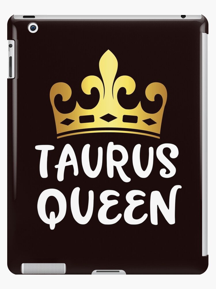 Taurus Queen Zodiac Birthday Gold Crown Funny Astrology T Shirt Gift