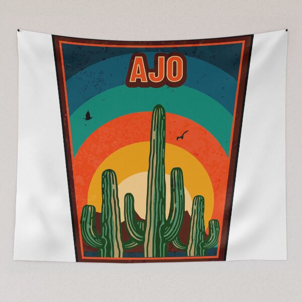 Item preview, Ajo Arizona Saguaro Desert Vibes designed and sold by CyberWindow.