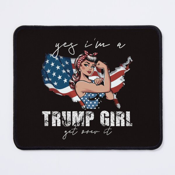 Item preview, Yes I'm A Trump Girl Get Over It Trump 2024 designed and sold by AxelBrook.