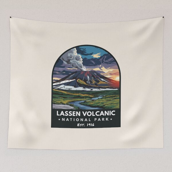 Item preview, Lassen Volcanic National Park Vintage travel designed and sold by PinkandP.