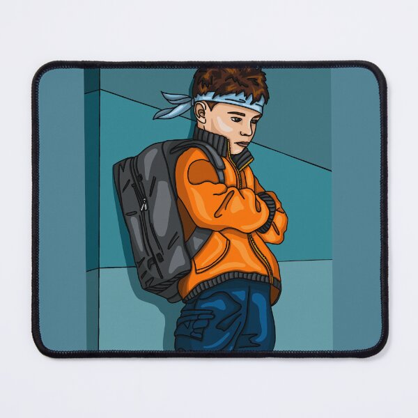 Item preview, The boy in orange jacket  designed and sold by Maryart8.