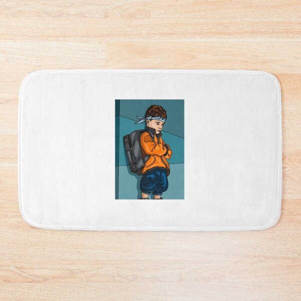Item preview, The boy in orange jacket  designed and sold by Maryart8.