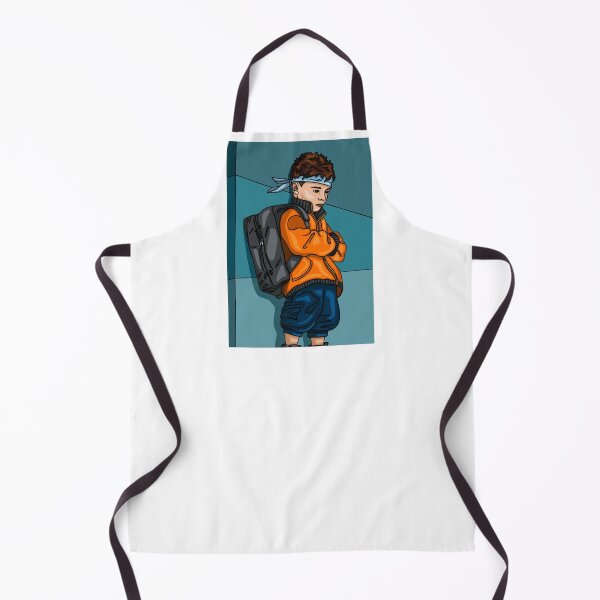 Item preview, The boy in orange jacket designed and sold by Maryart8.