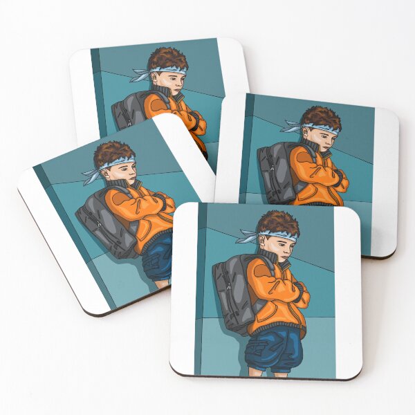 Item preview, The boy in orange jacket  designed and sold by Maryart8.