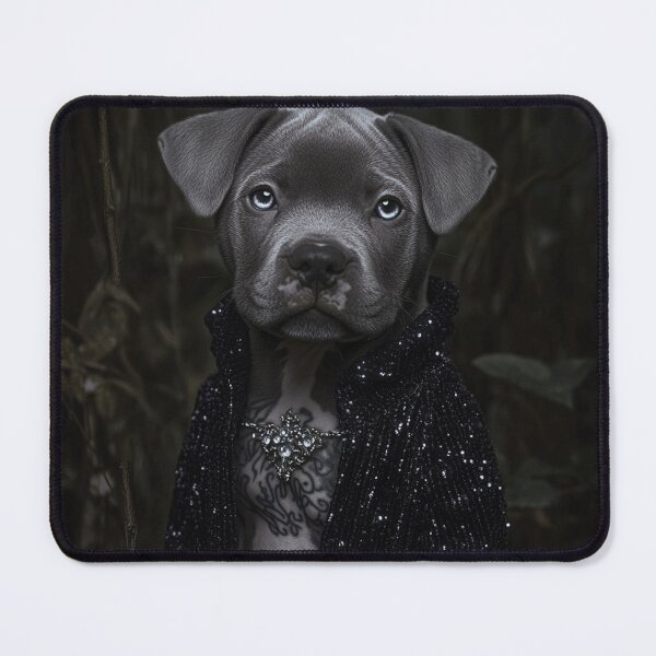 Item preview, Elegant Black Staffy designed and sold by Nocturne Paws.