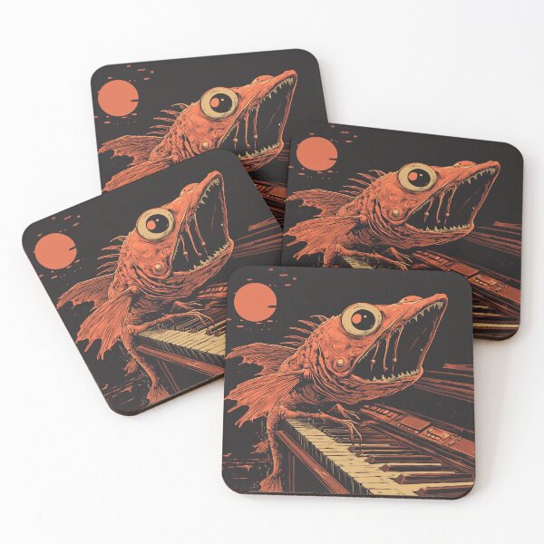 Item preview, Creepy Musical Angler Fish: He Loves the piano designed and sold by WaveVisions.