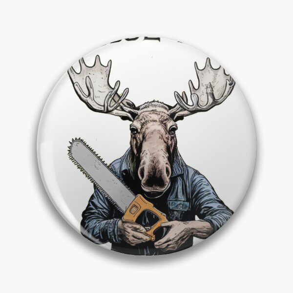 Item preview, Moose with a saw designed and sold by KukerLukii.