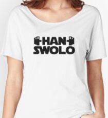 Han Swolo Art Fitness Gym Exercise Women's Relaxed Fit T-Shirt