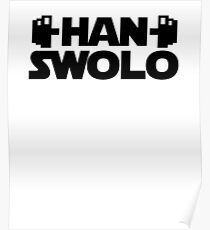 Han Swolo Art Fitness Gym Exercise Poster