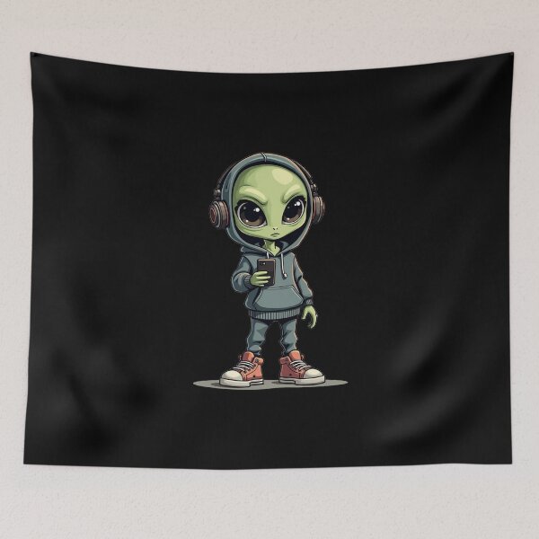 Item preview, Alien in Streetwear designed and sold by D3monic.