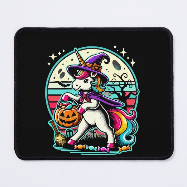 Item preview, Funny Witch Unicorn Halloween Trick Or Treat designed and sold by LuminOrb.