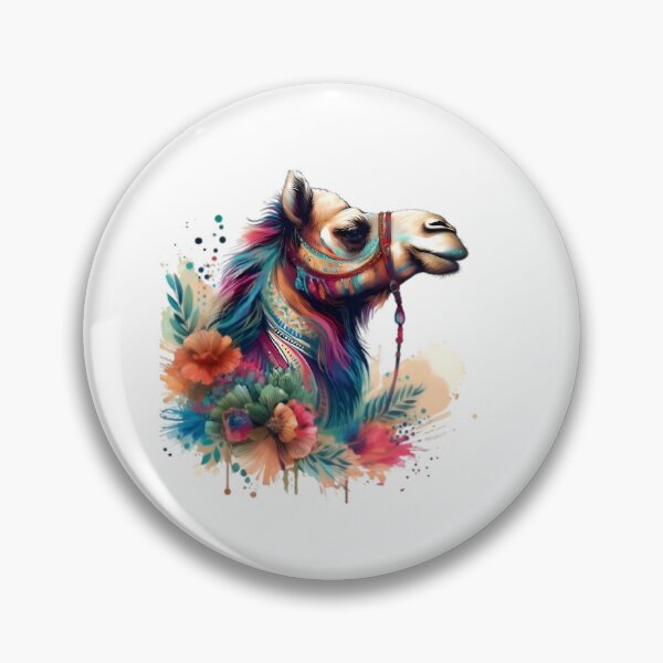 Item preview, A beautiful dromedary with many colorful leaves and flowers designed and sold by Marcoshop10.