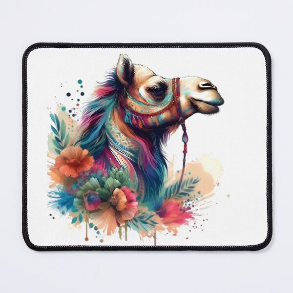 Item preview, A beautiful dromedary with many colorful leaves and flowers designed and sold by Marcoshop10.