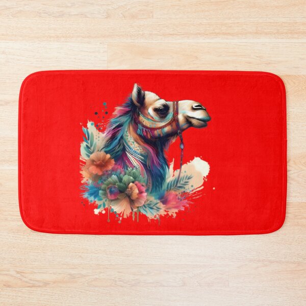 Item preview, A beautiful dromedary with many colorful leaves and flowers designed and sold by Marcoshop10.