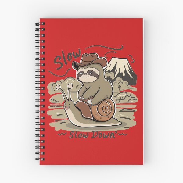 Item preview, slow down cowboy sloth riding snail  designed and sold by bukajart.