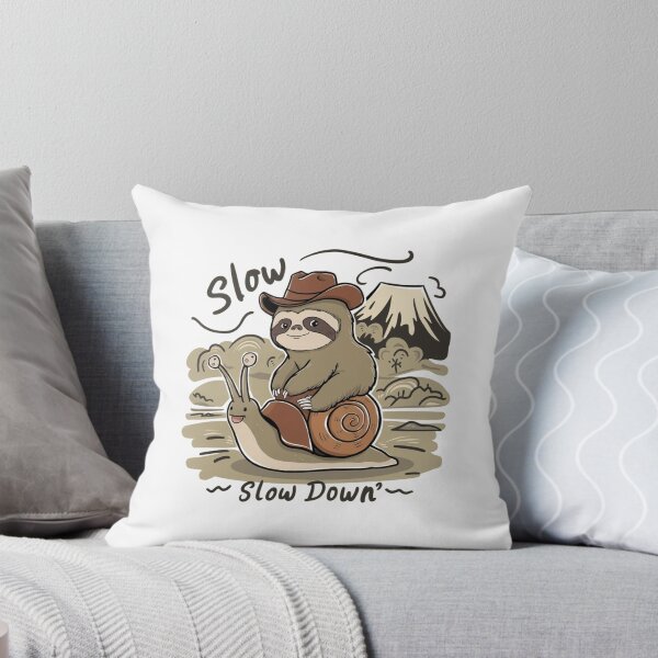 Item preview, slow down cowboy sloth riding snail  designed and sold by bukajart.