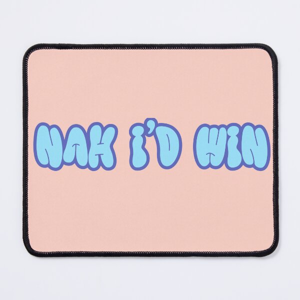 Item preview, Nah, I'd Win - Gojo Quote in Bubble Text designed and sold by Moxoxart.