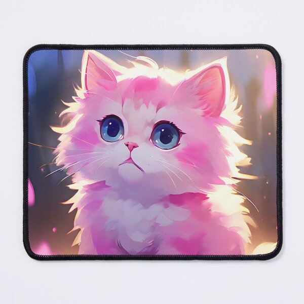 Item preview, Cute Pink Kitty designed and sold by CatManiaShop.