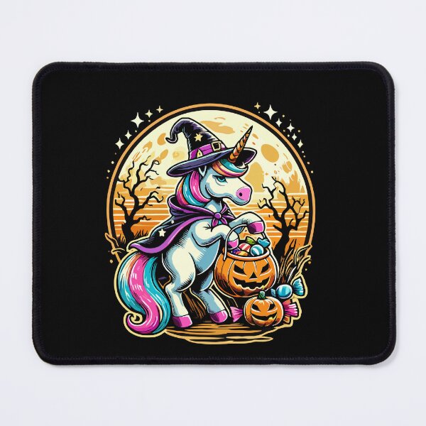 Item preview, Funny Witch Unicorn Halloween Trick Or Treat designed and sold by LuminOrb.