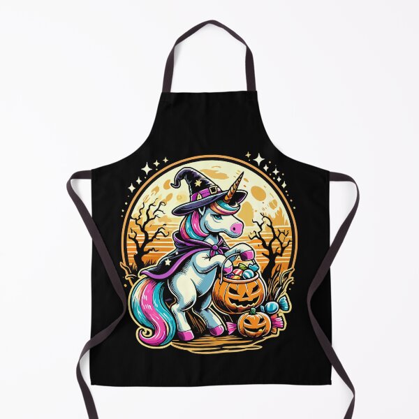 Item preview, Funny Witch Unicorn Halloween Trick Or Treat designed and sold by LuminOrb.