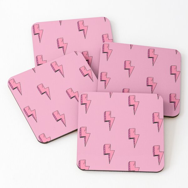 Item preview, Pink Retro Lightning Bolt designed and sold by The Innocent Ghost Project.