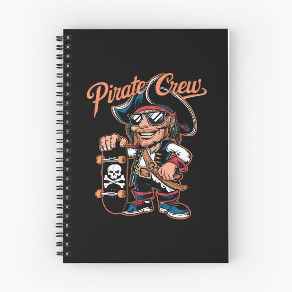 Item preview, Pirate Blackbeard Skulls - "Blackbeard & Bonnet: Pirate Duo of the Caribbean" designed and sold by stickercuffs.