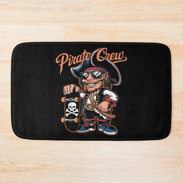 Item preview, Pirate Blackbeard Skulls - "Blackbeard & Bonnet: Pirate Duo of the Caribbean" designed and sold by stickercuffs.
