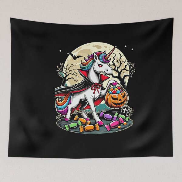 Item preview, Funny Vampire Unicorn Loves Candy designed and sold by LuminOrb.