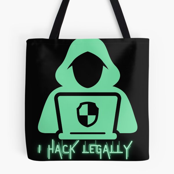 Item preview, I Hack Legally - Cybersecurity Awareness Tshirt for Ethical Hackers, Cybersecurity Experts, and Compliance Leaders designed and sold by WittyQuirks.