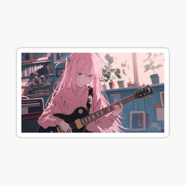 Aperçu de l'œuvre Hitori Gotou - FanArt de Bocchi the Rock! créée et vendue par Weeb  Store.