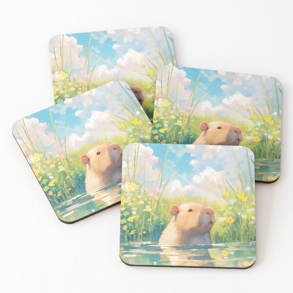Item preview, Capybara Water Baby designed and sold by AshiraCreations.
