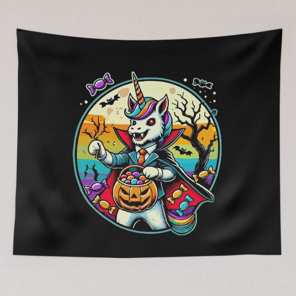 Item preview, Funny Vampire Unicorn Loves Candy designed and sold by LuminOrb.