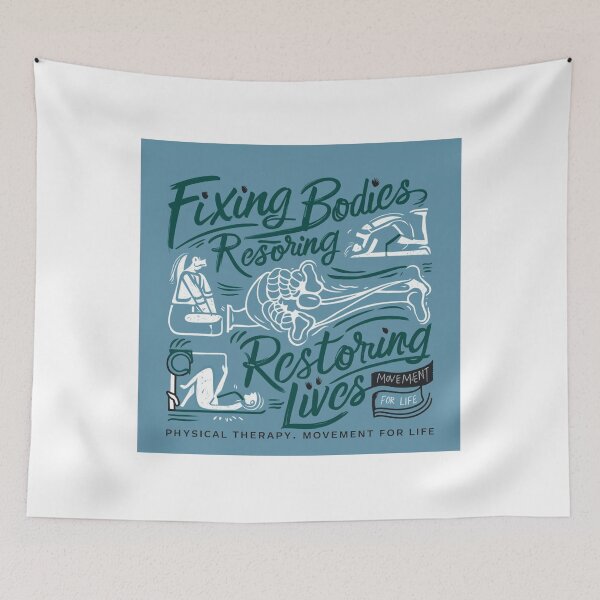 Item preview, Fixing Bodies, Restoring Lives - Physical Therapy Design designed and sold by EccentricEasel.