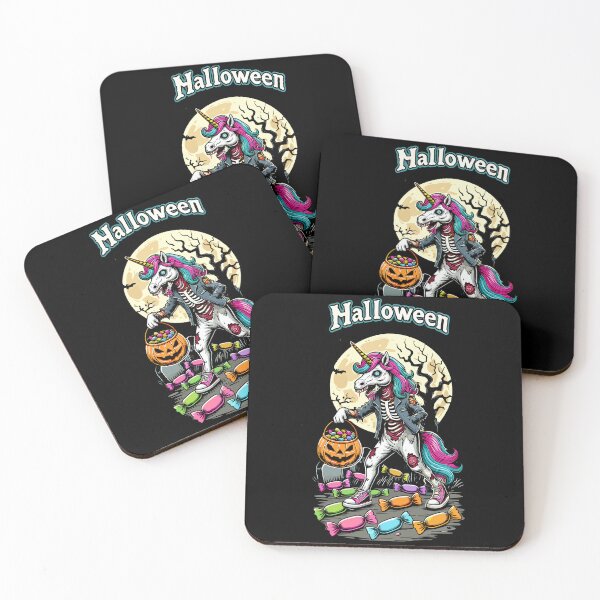 Item preview, Funny Zombie Unicorn Loves Candy designed and sold by LuminOrb.