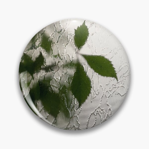Item preview, Etched Glass Abstract with Delicate Blurred Leaves designed and sold by Georgia Mizuleva.